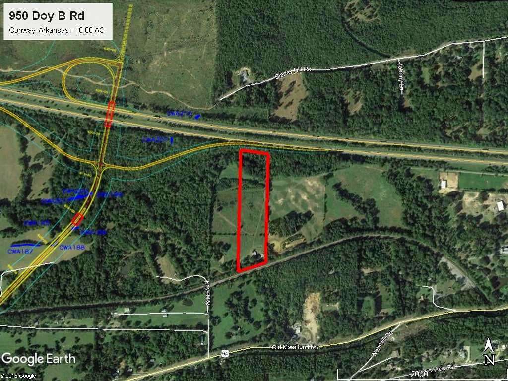 10 Acres of Commercial Land for Sale in Conway, Arkansas