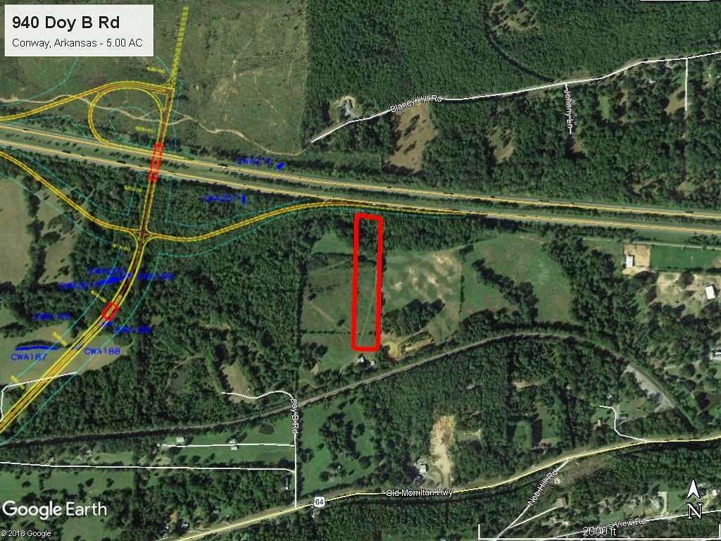 5 Acres of Commercial Land for Sale in Conway, Arkansas