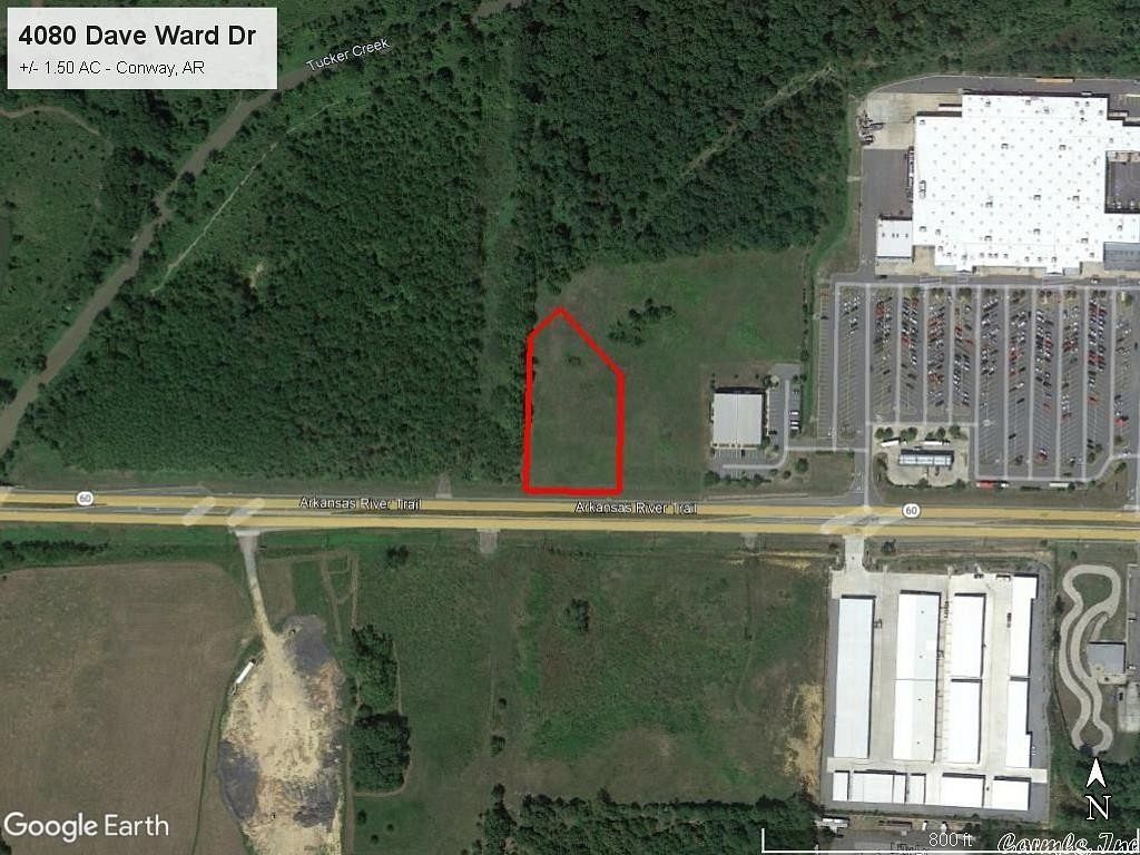 1.5 Acres of Commercial Land for Sale in Conway, Arkansas