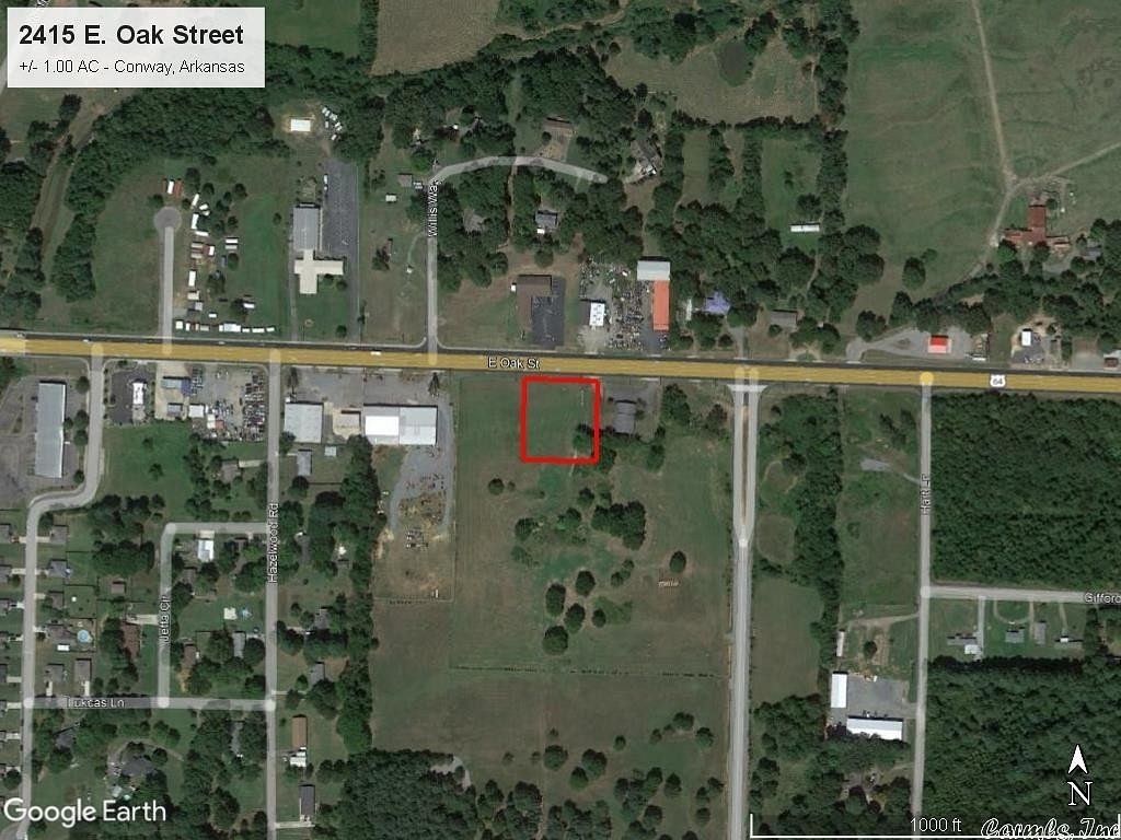 1 Acre of Commercial Land for Sale in Conway, Arkansas