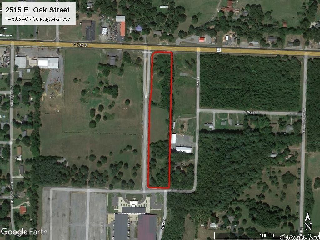 5.9 Acres of Commercial Land for Sale in Conway, Arkansas