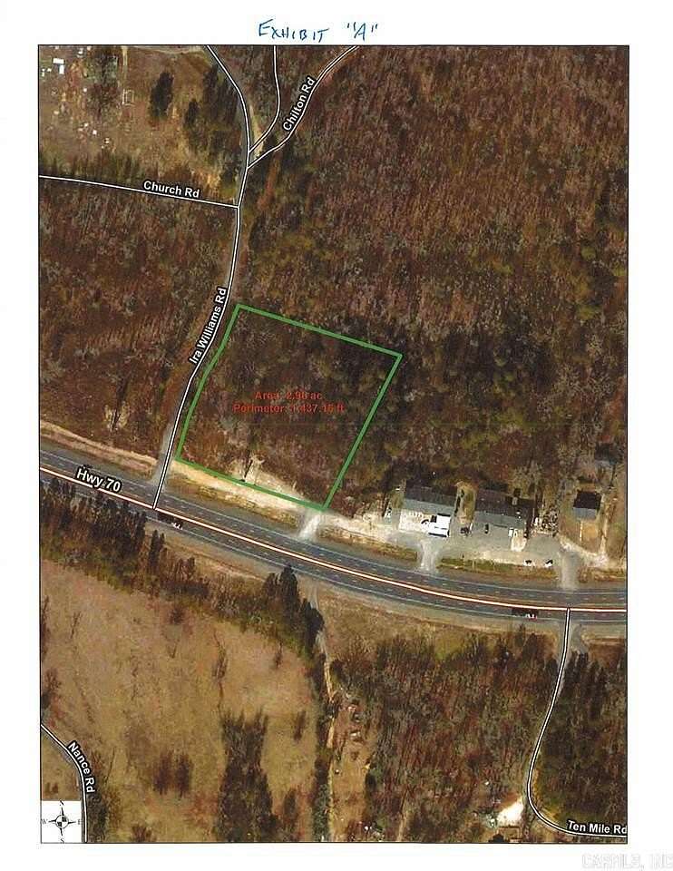 3 Acres of Commercial Land for Sale in Lonsdale, Arkansas