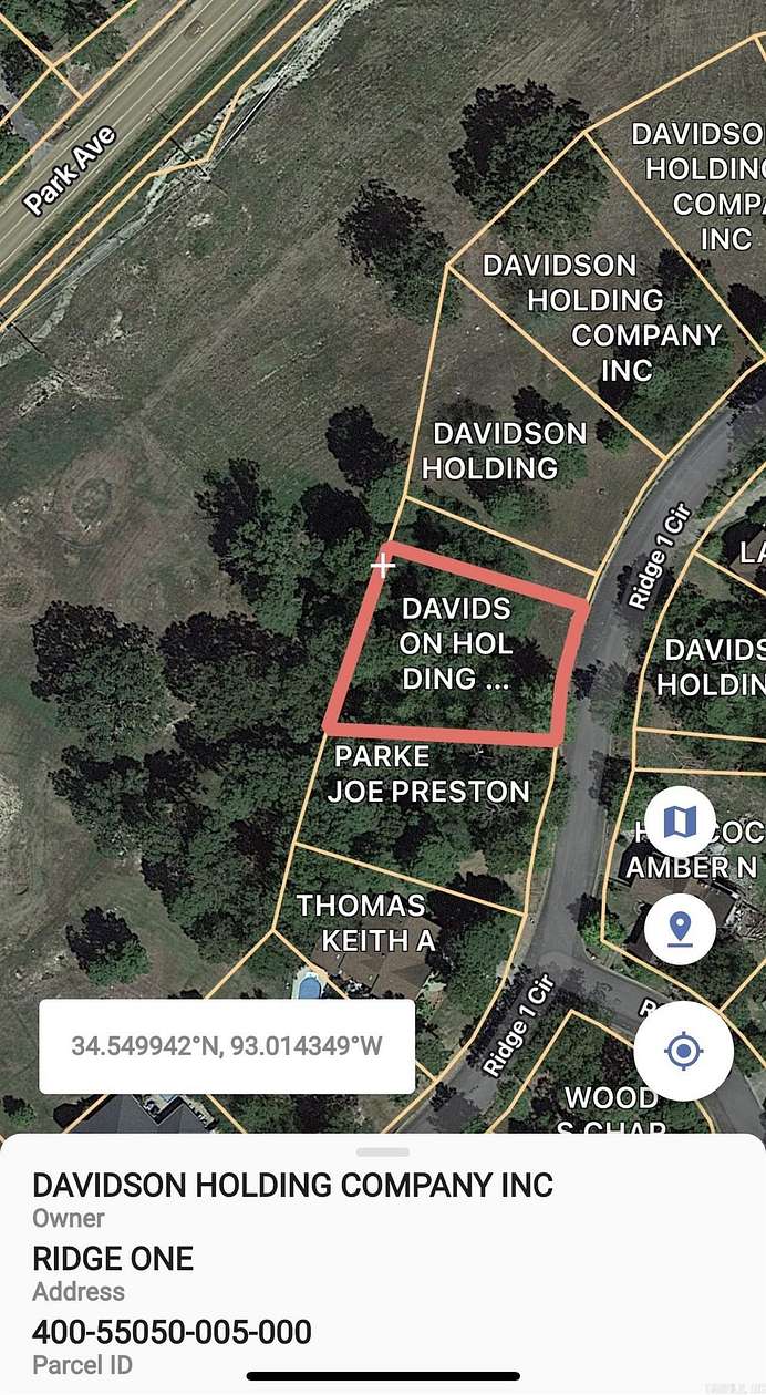 0.36 Acres of Residential Land for Sale in Hot Springs, Arkansas