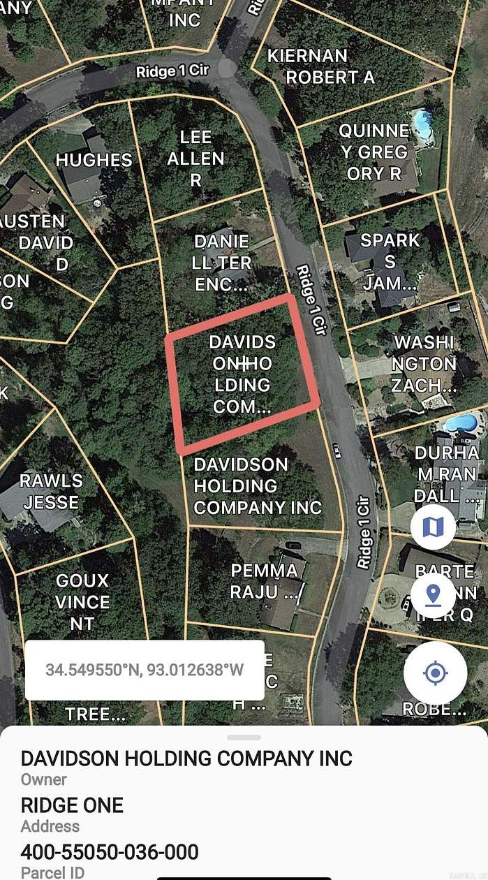 0.39 Acres of Residential Land for Sale in Hot Springs, Arkansas
