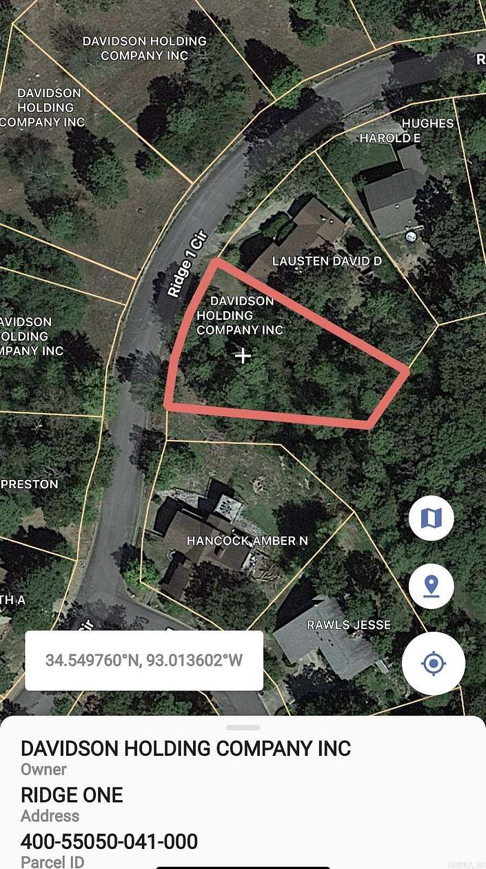 0.33 Acres of Residential Land for Sale in Hot Springs, Arkansas