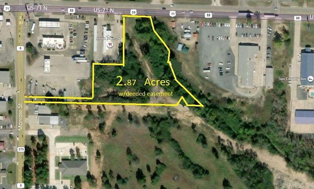 2.87 Acres of Commercial Land for Sale in Mena, Arkansas