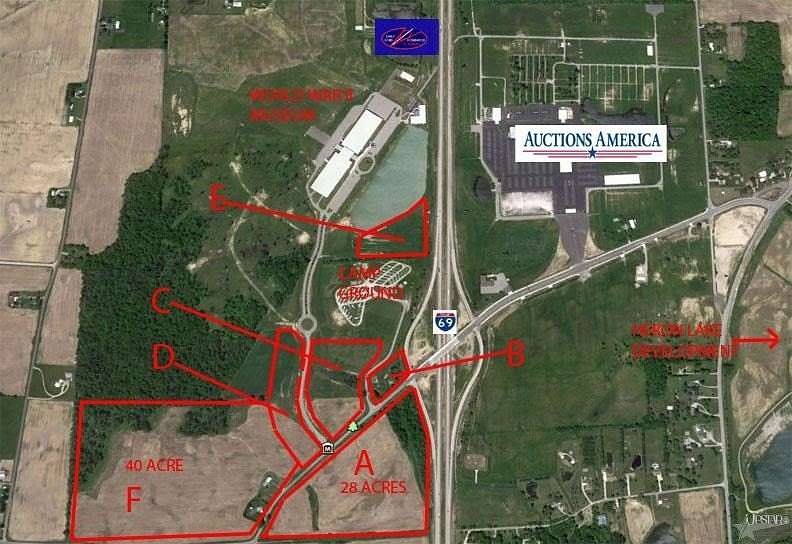 28.4 Acres of Commercial Land for Sale in Auburn, Indiana