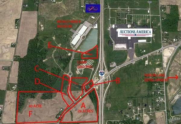 28.4 Acres of Commercial Land for Sale in Auburn, Indiana
