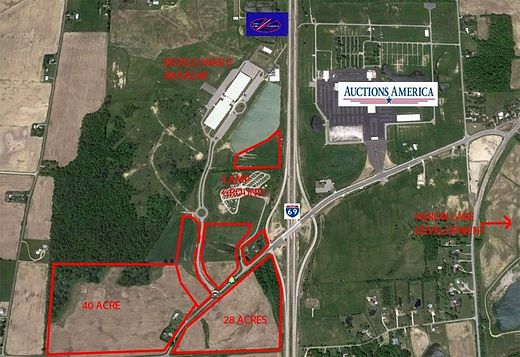 40 Acres of Improved Commercial Land for Sale in Auburn, Indiana