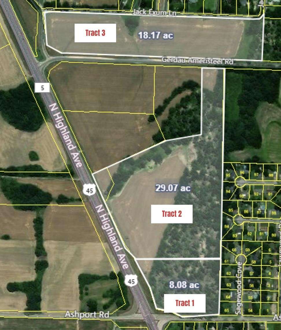 55 Acres of Mixed-Use Land for Sale in Jackson, Tennessee