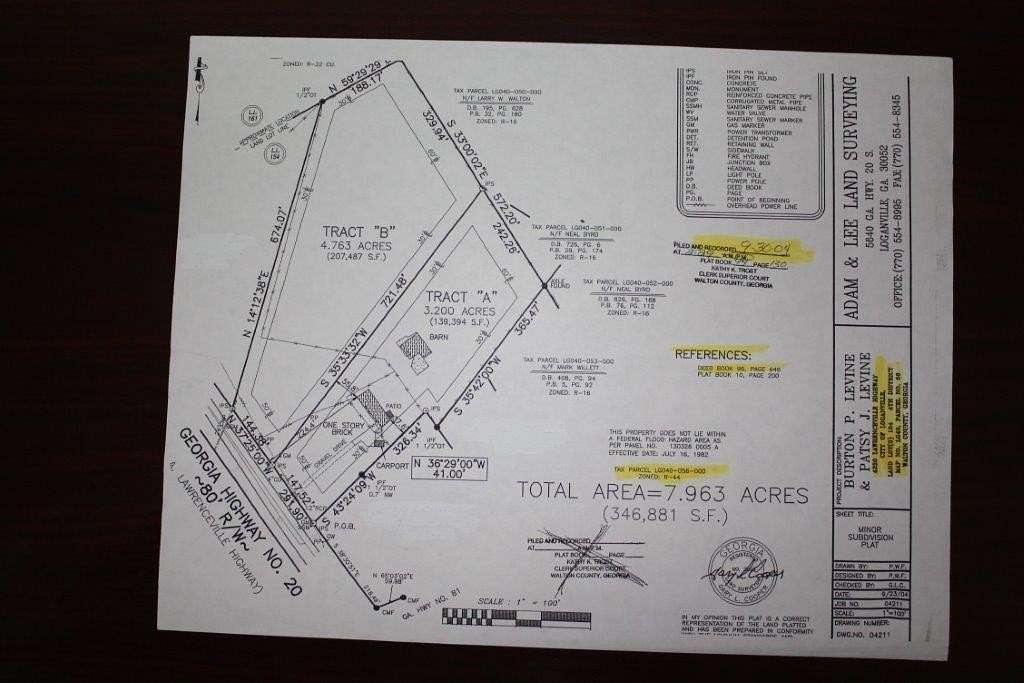 7.9 Acres of Improved Mixed-Use Land for Sale in Loganville, Georgia