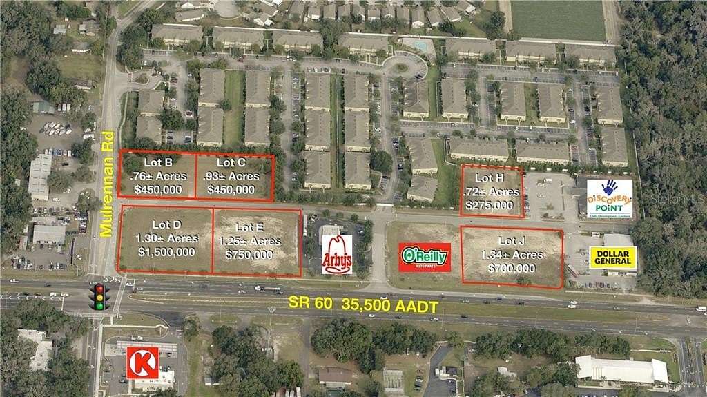 0.93 Acres of Commercial Land for Sale in Valrico, Florida