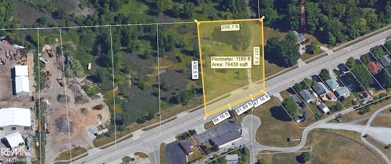 1.3 Acres of Commercial Land for Sale in Marysville, Michigan