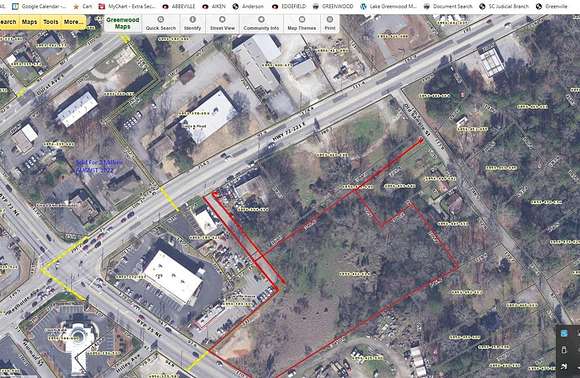 3.4 Acres of Commercial Land for Sale in Greenwood, South Carolina