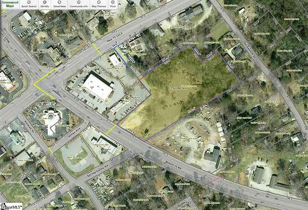 3.4 Acres of Commercial Land for Sale in Greenwood, South Carolina