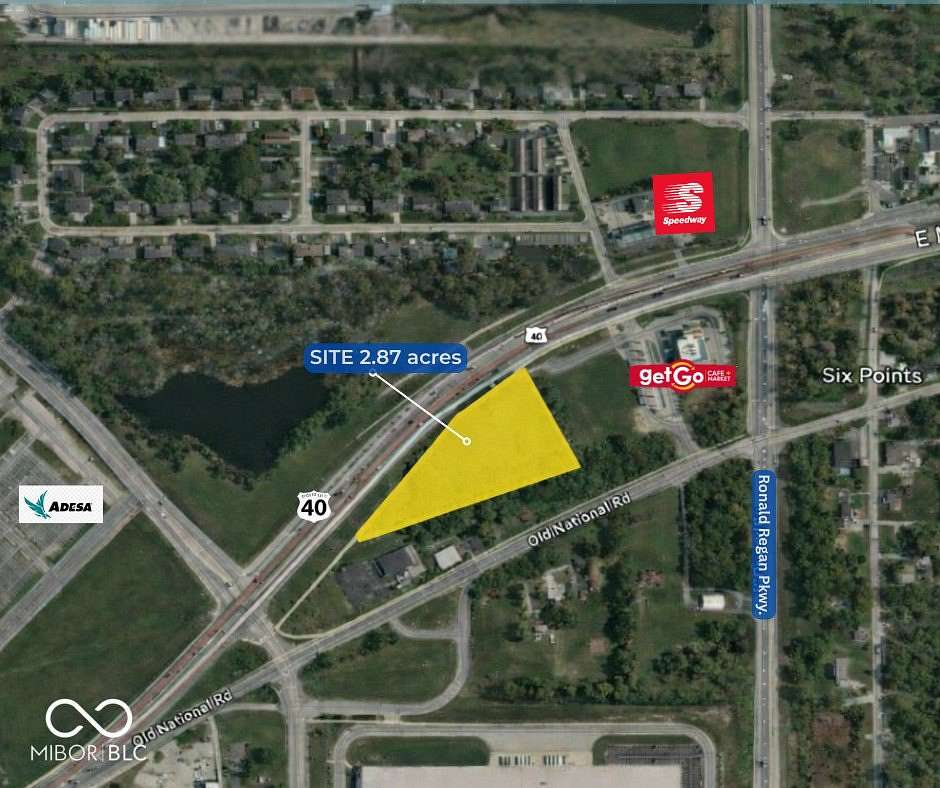 2.87 Acres of Commercial Land for Sale in Plainfield, Indiana