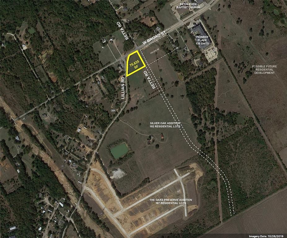 1.7 Acres of Commercial Land for Sale in Mansfield, Texas