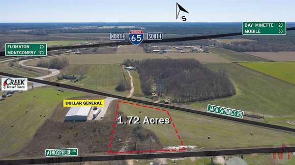 1.7 Acres of Mixed-Use Land for Sale in Atmore, Alabama