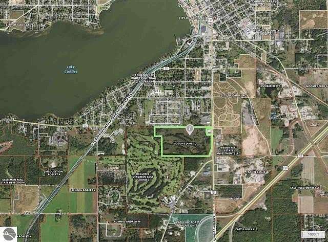72 Acres of Recreational & Residential Land for Sale in Cadillac, Michigan