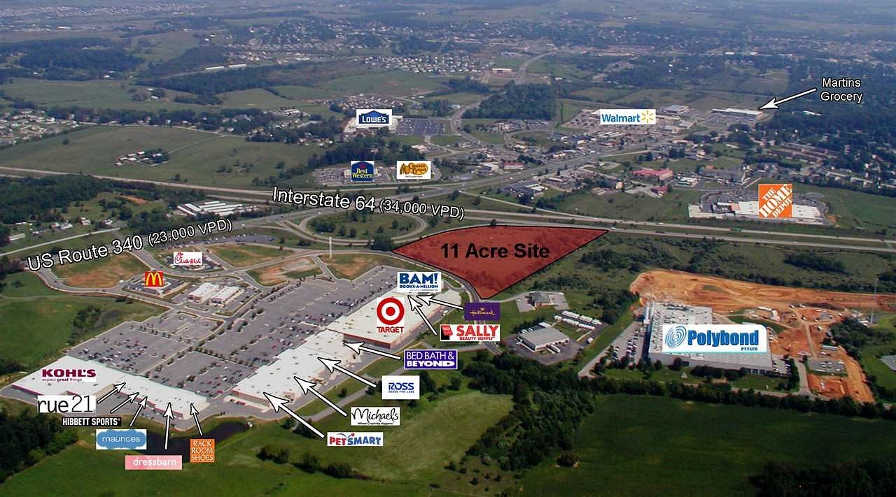 11 Acres of Commercial Land for Sale in Waynesboro, Virginia