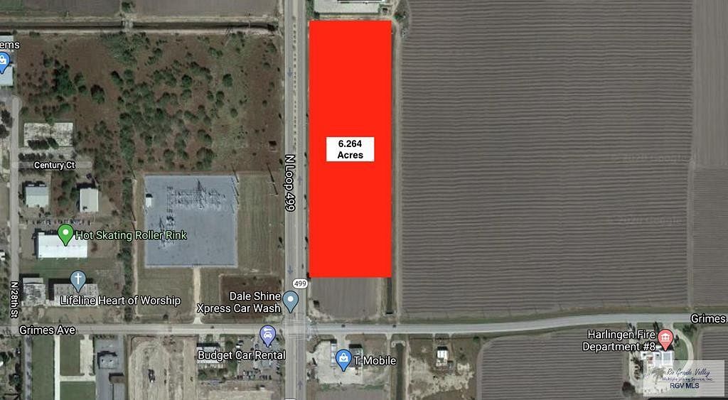 6.3 Acres of Commercial Land for Sale in Harlingen, Texas