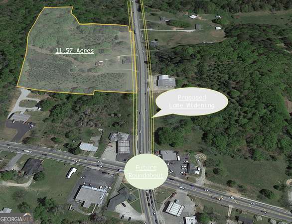 11.6 Acres of Commercial Land for Sale in Covington, Georgia