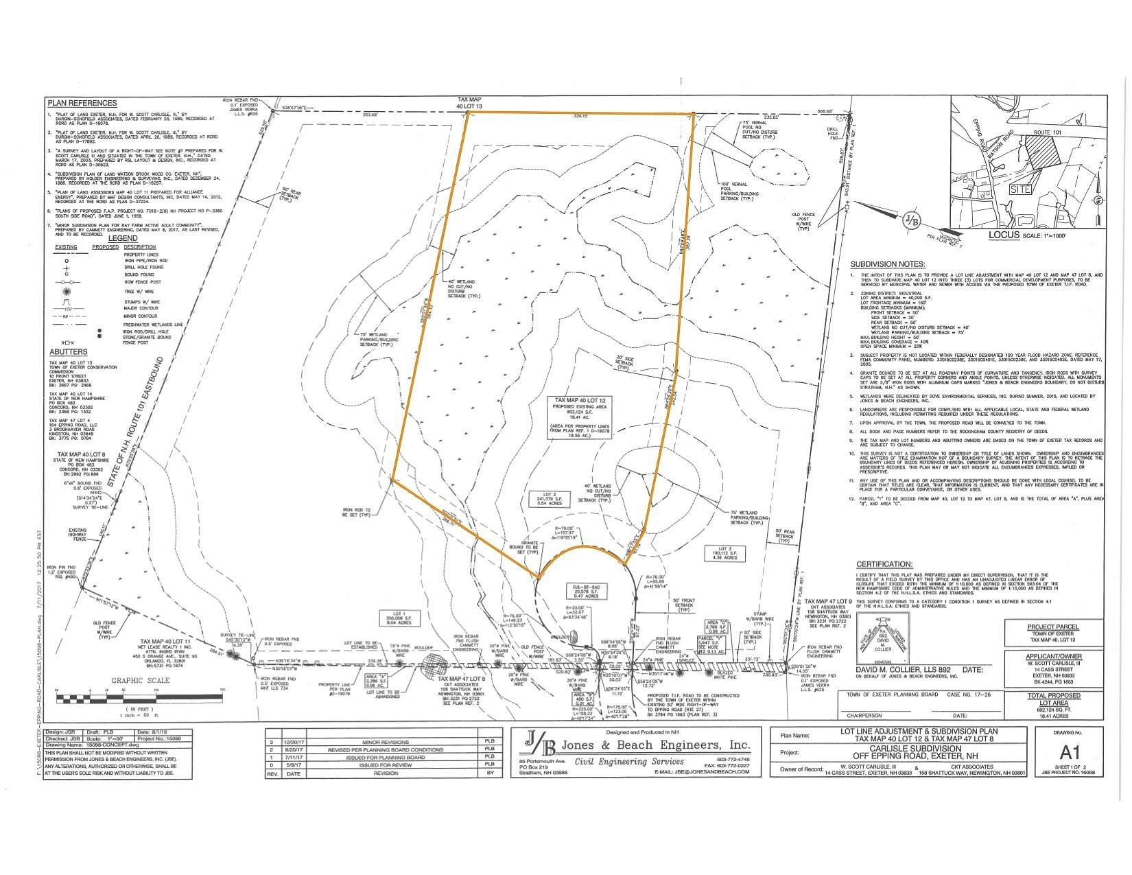 5.5 Acres of Commercial Land for Sale in Exeter, New Hampshire