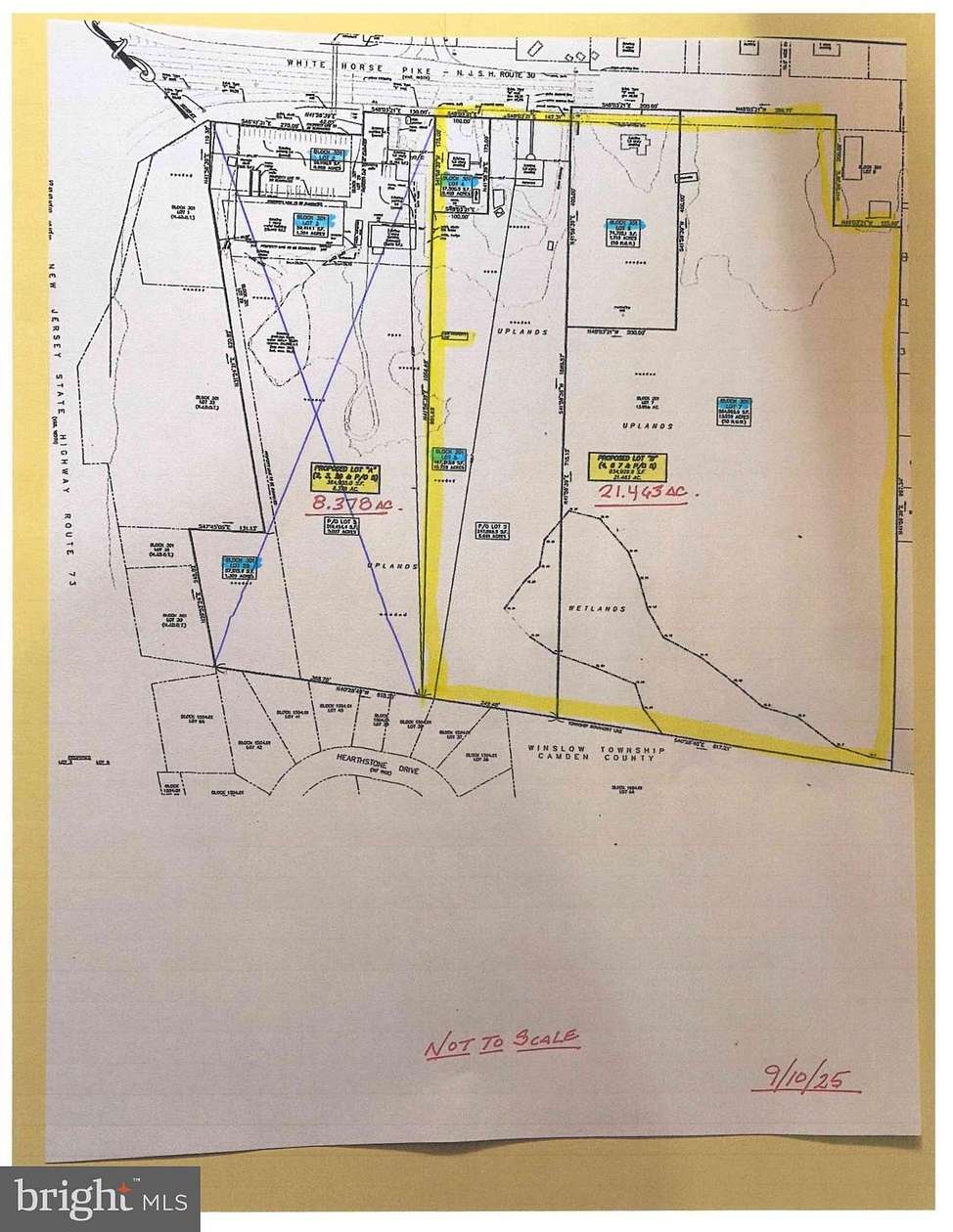 20 Acres of Commercial Land for Sale in Atco, New Jersey