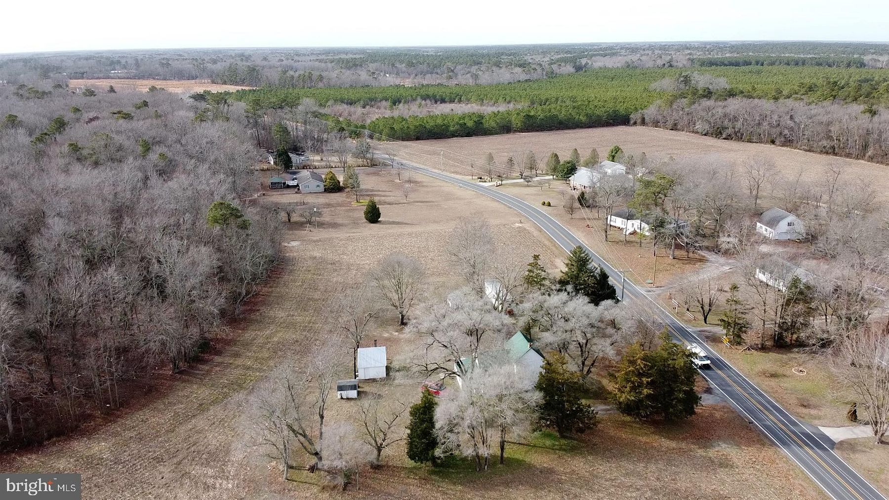 52.9 Acres of Land with Home for Sale in Georgetown, Delaware
