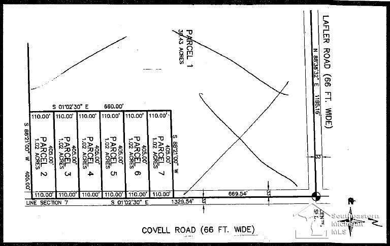 1 Acre of Residential Land for Sale in Dundee, Michigan