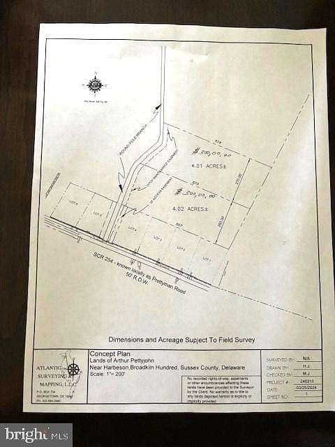 8 Acres of Residential Land for Sale in Milton, Delaware