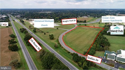 6.2 Acres of Commercial Land for Sale in Salisbury, Maryland