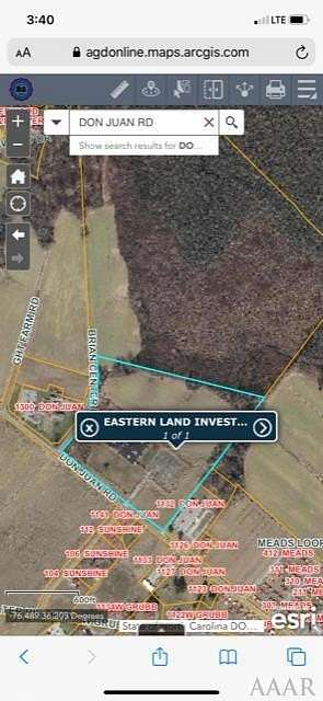 28.6 Acres of Land for Sale in Hertford, North Carolina