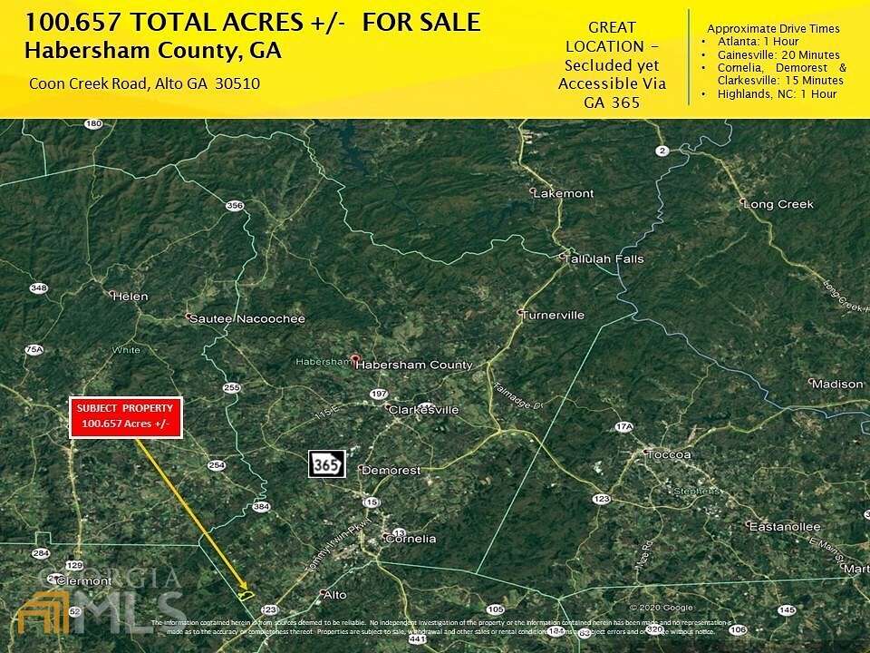 101 Acres of Land for Sale in Alto, Georgia