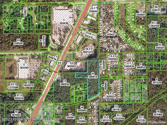 8.3 Acres of Commercial Land for Sale in Brooksville, Florida