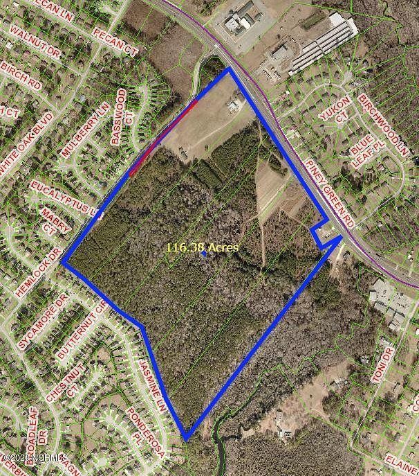 116 Acres of Land for Lease in Jacksonville, North Carolina