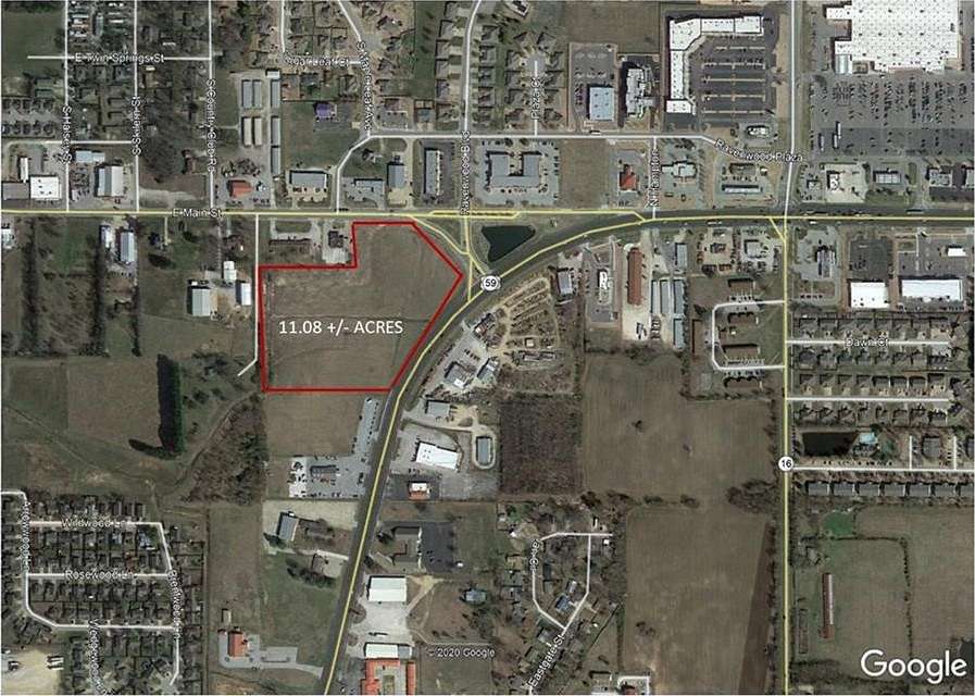 11.1 Acres of Land for Sale in Siloam Springs, Arkansas