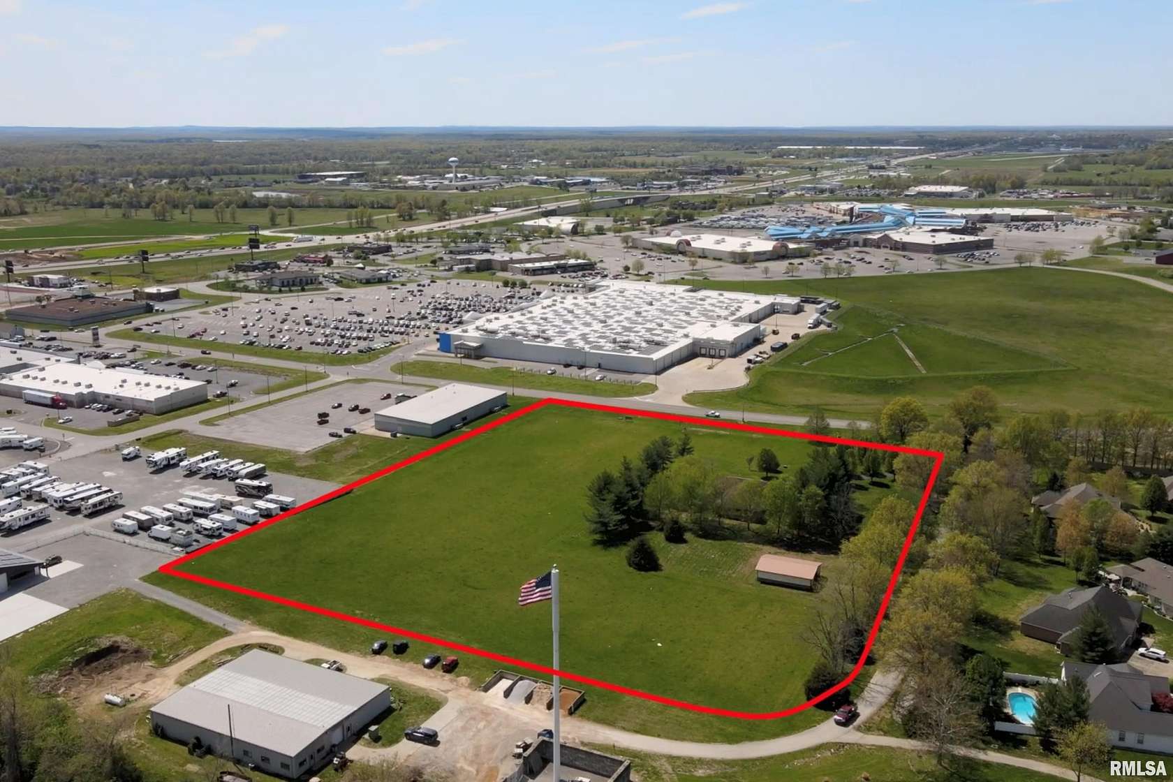 7.21 Acres of Improved Mixed-Use Land for Sale in Marion, Illinois