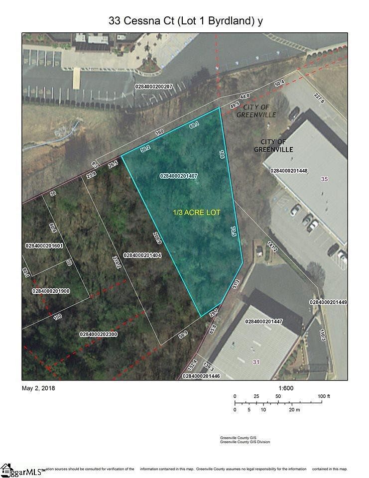 0.33 Acres of Commercial Land for Sale in Greenville, South Carolina