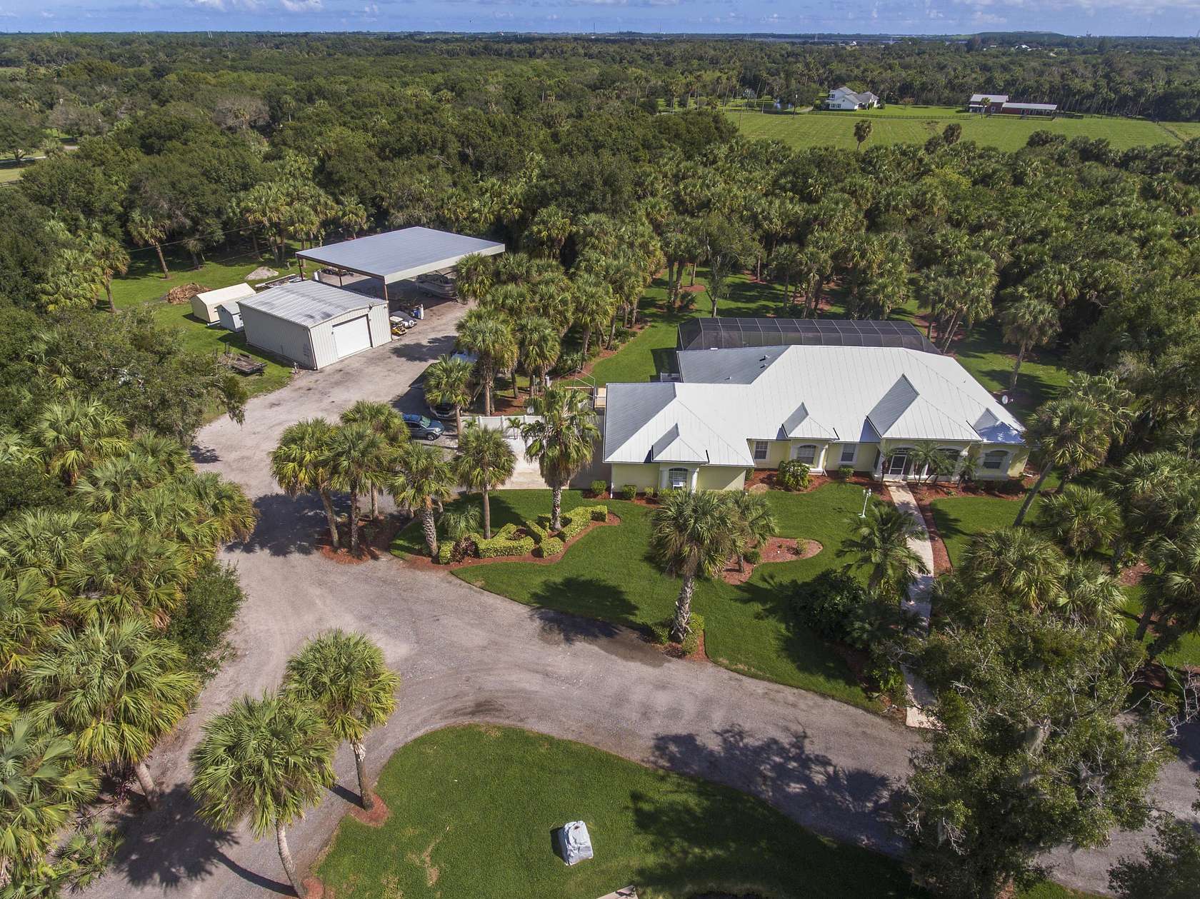 10.8 Acres of Land with Home for Sale in Fort Pierce, Florida