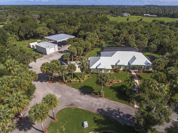10.8 Acres of Land with Home for Sale in Fort Pierce, Florida