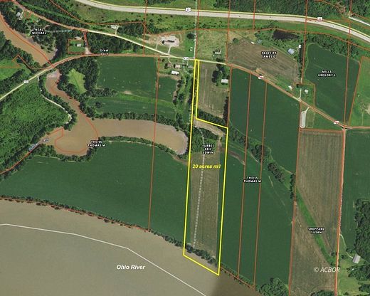 19.5 Acres of Commercial Land for Sale in Racine, Ohio