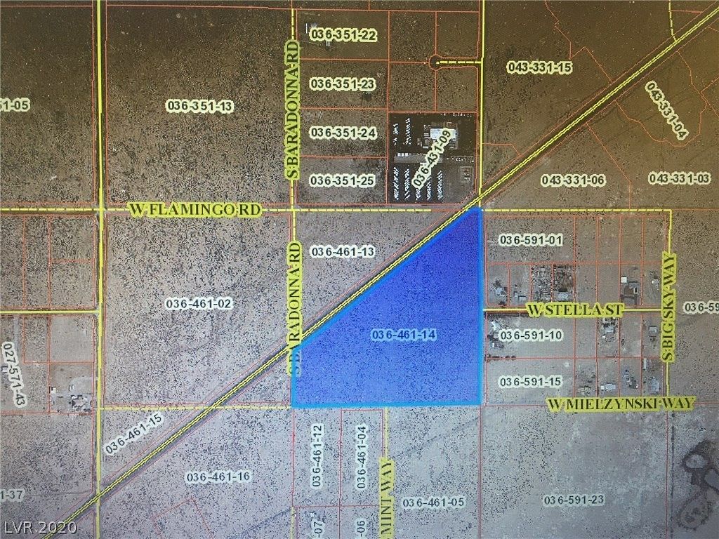 25.1 Acres of Land for Sale in Pahrump, Nevada