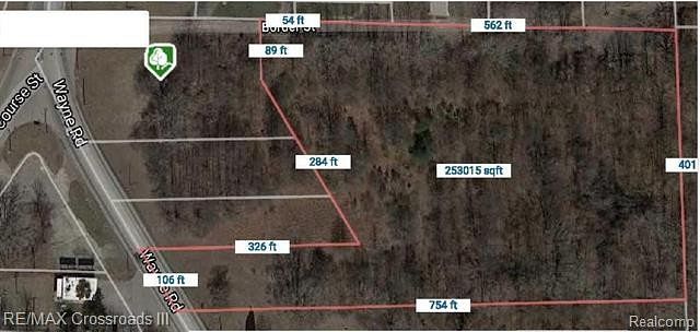 5.7 Acres of Residential Land for Sale in Romulus, Michigan