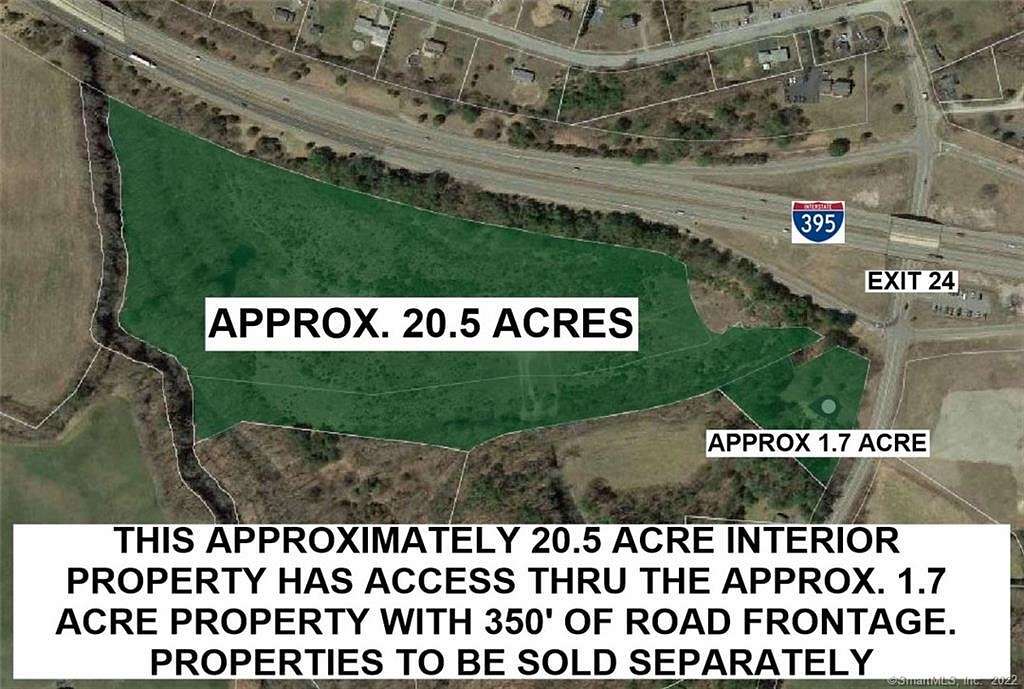 15.9 Acres of Commercial Land for Sale in Griswold Town, Connecticut