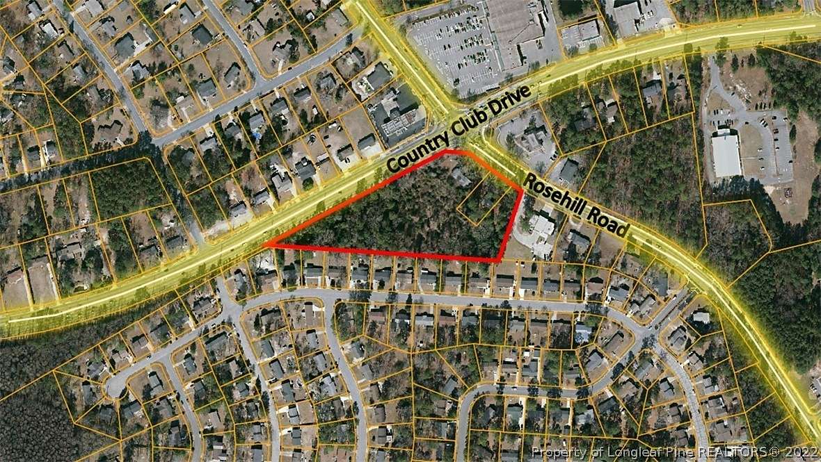 5.4 Acres of Commercial Land for Sale in Fayetteville, North Carolina