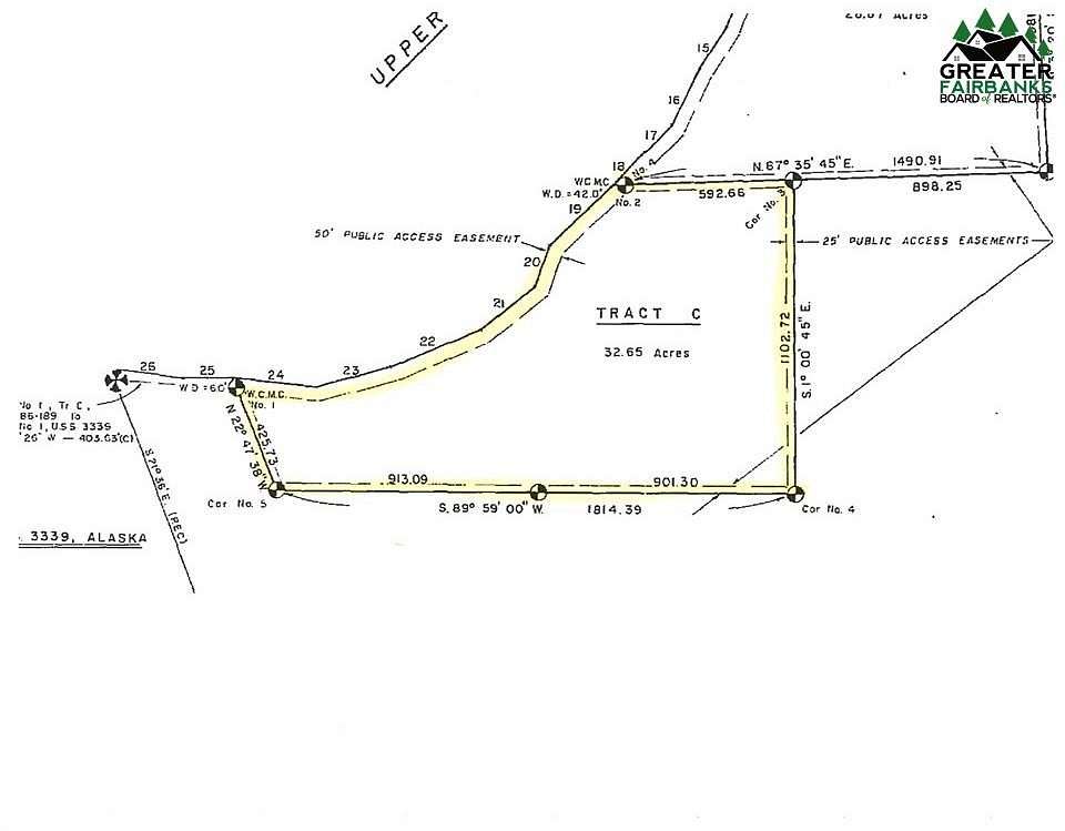 32.7 Acres of Land for Sale in Copper Center, Alaska