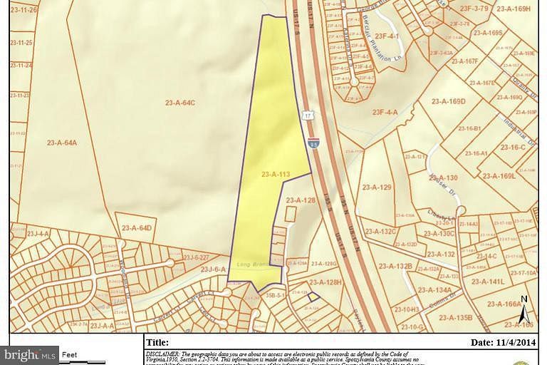 32.9 Acres of Mixed-Use Land for Sale in Fredericksburg, Virginia