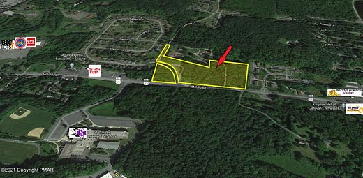 11.5 Acres of Commercial Land for Sale in East Stroudsburg, Pennsylvania