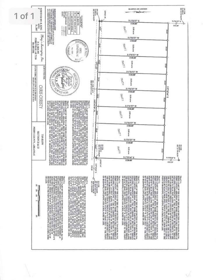 10 Acres of Land for Sale in Bigelow, Arkansas